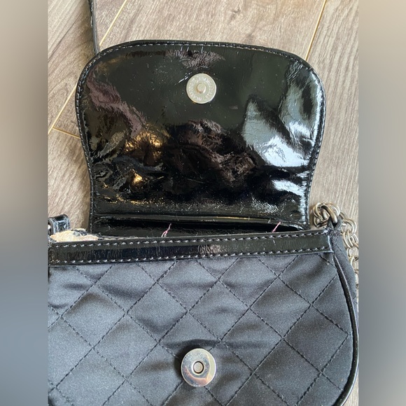 Guess Vintage y2k mini purse, long strap, black sequence and quilted - Picture 6 of 14